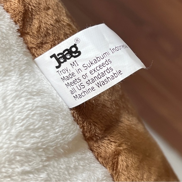 bucee's buc-ee's gas station bucee the beaver head 16" wide plush pillow travel - Picture 7 of 8